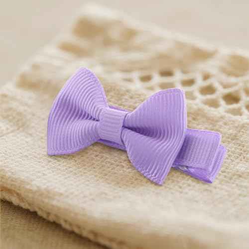 Toddler Hair Bows for Girls: 4.5cm Grosgrain Ribbon Lined Clips 60Pcs (30 pairs)