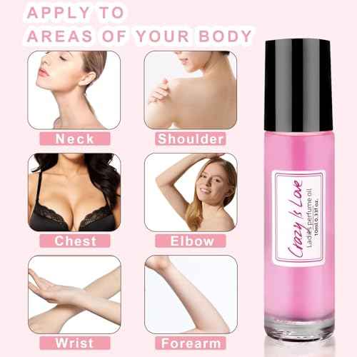 Pheromones Perfumes for Women, Roll on Perfume for Women, long-Lasting Pheromone-Enhance Charm & Confidence, Travel Perfume-0.34 fl.oz (10mL)