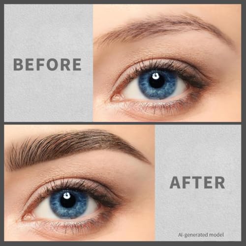 2-in-1 Microblading Eyebrow Pen - Waterproof, Long-Lasting, Brown