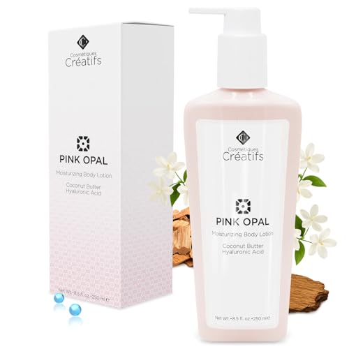 Pink Opal Moisturizing Body Lotion with Coconut Butter and Hyaluronic Acid, 8.5 fl. oz.