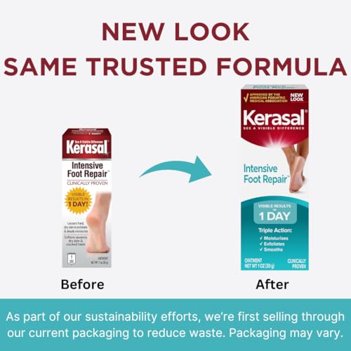 Kerasal Intensive Foot Repair Ointment 1 oz - Cracked & Dry Heel Treatment