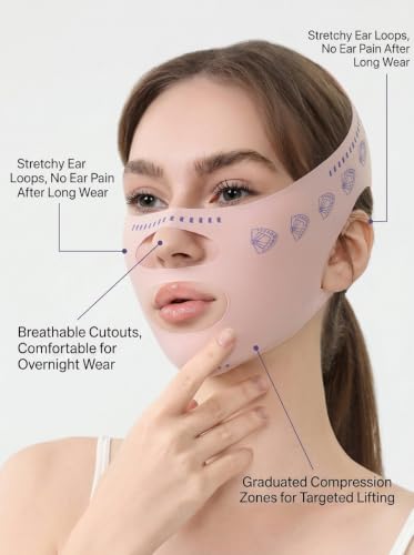 V Line Lifting Chin Strap - Double Chin Reducer & Jawline Shaper