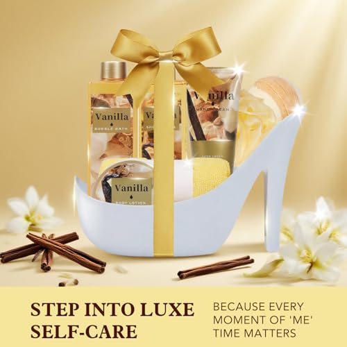 Spa Luxetique Vanilla High Heel Bath Gift Set 8pc