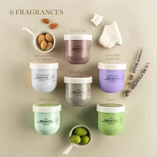 Christmas Gifts for Women - Whipped Body Butter Scented Body Lotion Set 36oz - Skincare Gift Set Self Care Gifts for Women, Shea Butter Lotion Moisturizing Cream, Mom, Grandma Gift Box