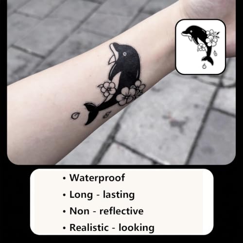 Semi-Permanent Tattoos for Adults, 7-15 Days Waterproof
