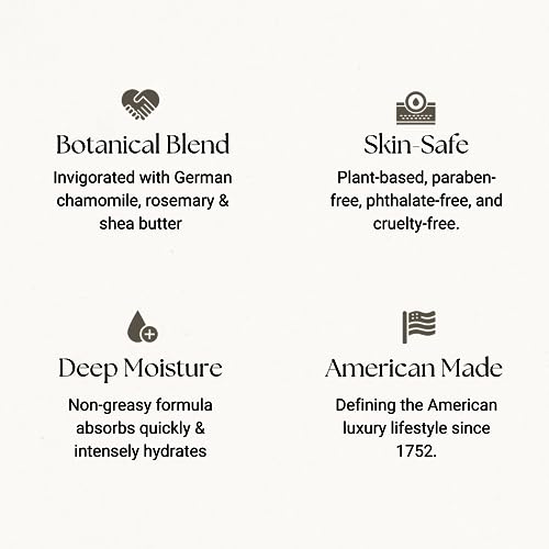 Caswell-Massey Elixir of Love Body Cream, Scented Body Lotion for Women, Natural Scented Moisturizer, Soothing, Velvety-Smooth Formula, 8 Fl Oz Jar