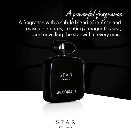 Mauboussin - Star For Men 90ml (3 Fl Oz) - Eau de Parfum for Men - Woody & Amber Scents