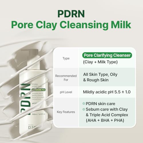 MAKE P:REM PDRN Pore Clay Cleansing Milk 500mL