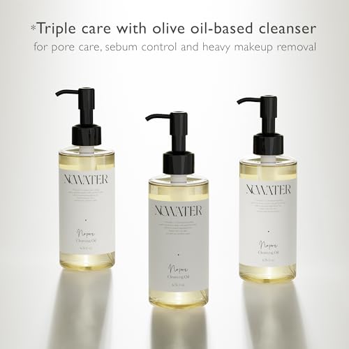 NOWATER Korean Cleansing Oil – Makeup Remover & Pore Cleanser 6.76oz