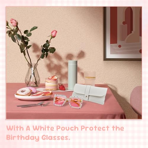 Oversized Birthday Party Glasses for Women
