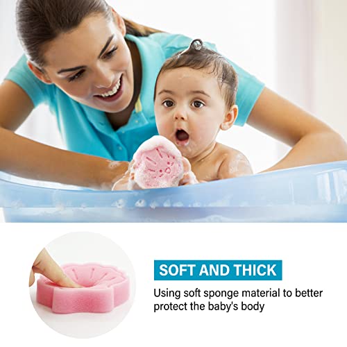 Baby Bath Sponge 3pcs Soft Foam Shapes Infants Toddlers