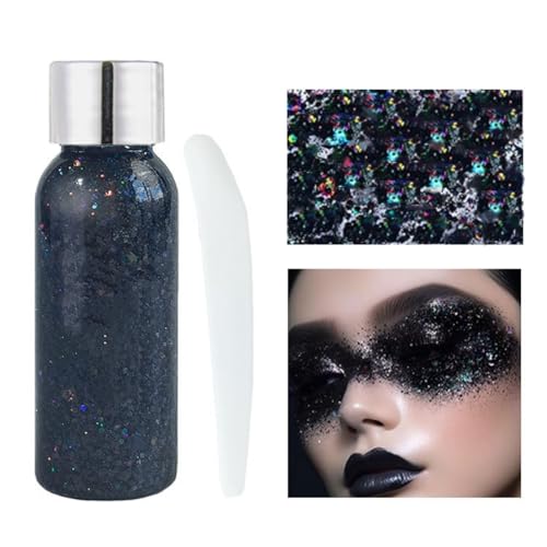 Chunky Glitter Gel 19 Colors - Mermaid Sequins for Face & Body
