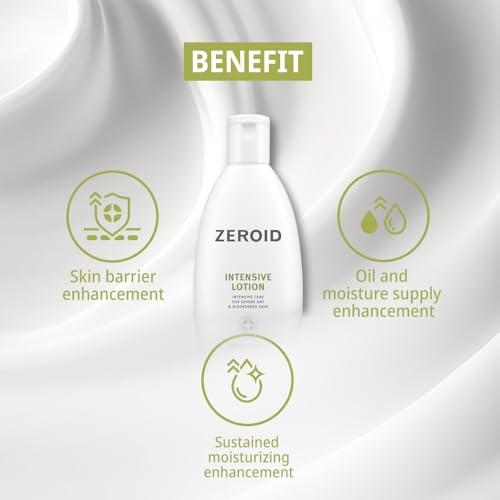 ZEROID Intensive Lotion 6.8 fl oz | Deep Moisturizer for Sensitive Skin