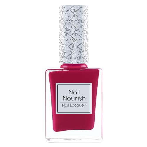 Kay Beauty Nail Nourish Nail Enamel Polish, La Rosa 32, 0.3 oz - Quick Dry - Gel Effect - Lustrous Shine - Hydrating - Rich in Avocado Oil and Vitamin E - Vegan - Cruelty-Free - Paraben-Free