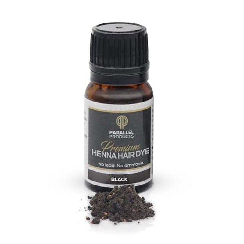 Premium Henna Hair Dye Kit for Spot Coloring - 5g Black