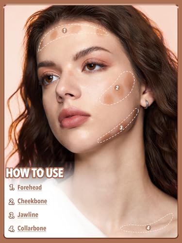 SHEGLAM Silk Haze Cream Bronzer - Caramel, Long-Lasting Glow
