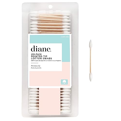 Diane Pointed Tip Cotton Swabs - 200 Count, Personal Care