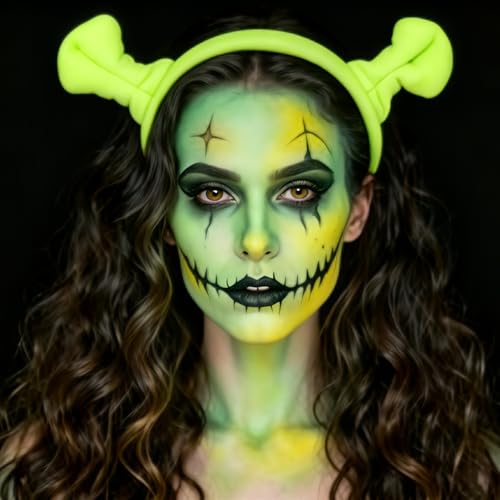 Shrek Makeup Kit - Green Face Paint for Halloween Cosplay