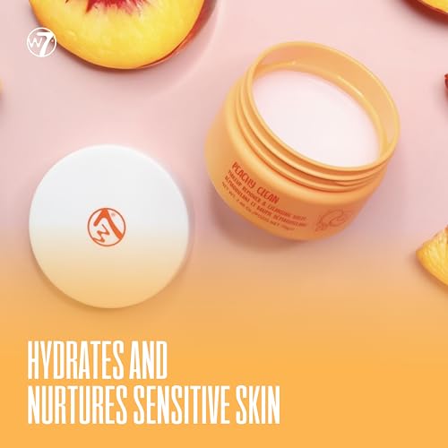 W7 Peachy Clean Face Cleansing Balm - Makeup Remover & Oil Control