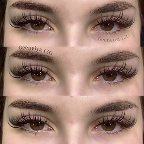 Geeneiya Fairy Wispy Mink Lashes 18mm Long Fluffy Cat Eye False Eyelashes Multipack