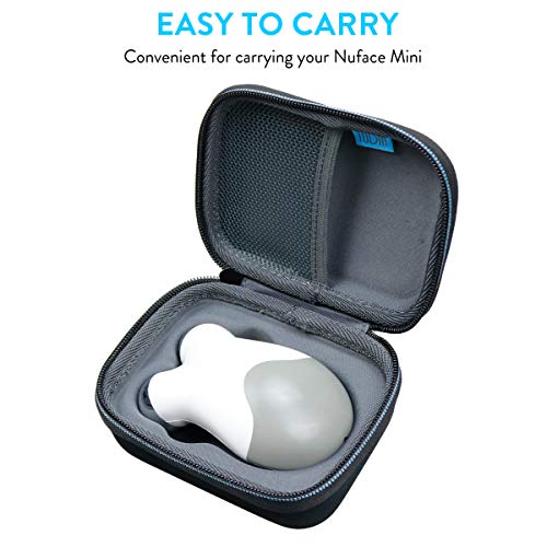 TUDIA Compact Hard Travel Case Compatible with NuFACE Mini Facial Toning Device GUNFAY-O1 & 40300 [CASE ONLY, Device NOT Included]
