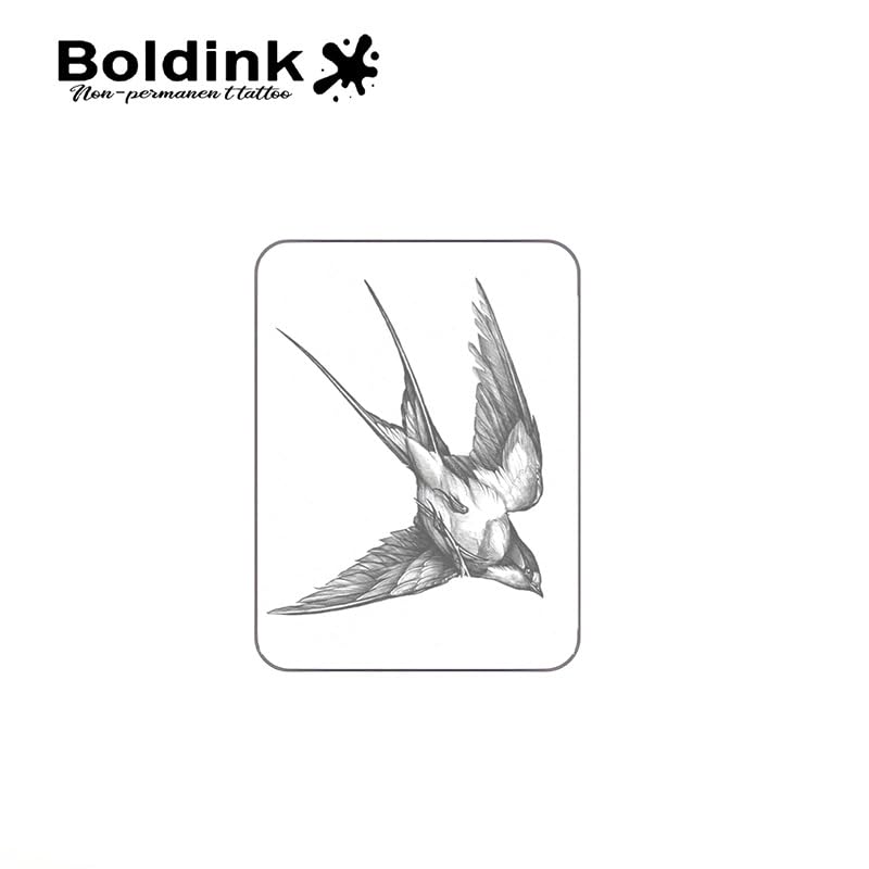 Boldink Realistic Temporary Tattoos - 7-15 Day Waterproof