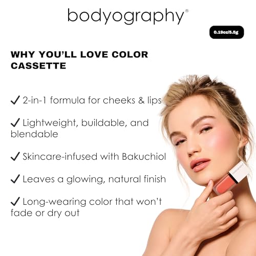 Bodyography Color Cassette Liquid Blush & Lip Tint - Melody