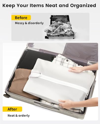 Vorspack Shoe Bags for Travel - 2 Pack Extra Large Transparent