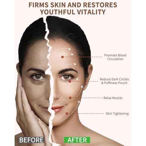 Stainless Steel Gua Sha Facial Tools, Tighten Skin Massage Guasha Beauty Tool, Metal Guasha Tool for Face, Face Massager Tool for Body Eyes Neck (Silver)