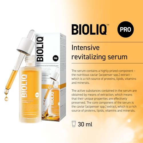 Bioliq - Pro Intensive Revitalizing Serum with Caviar Extract - Wrinkle Reduction and Firming Formula for Skin Rejuvenation, Moisturizing - 30 ml