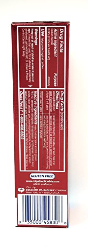 Colgate Optic White Stain Fighter Toothpaste Fresh Mint Gel 4.2 oz (Pack of 3)