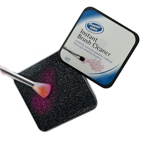 Makeup Brush Cleaner Sponge - Instant Color Switch & Sanitizer, Reusable Travel-Friendly