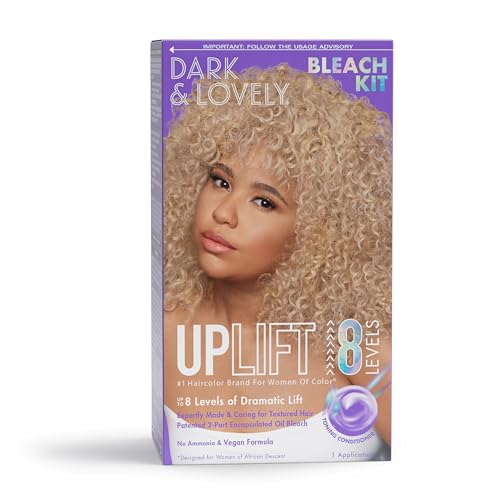 Dark and Lovely Uplift Bleaching Kit for Curly Hair - Ammonia-Free
