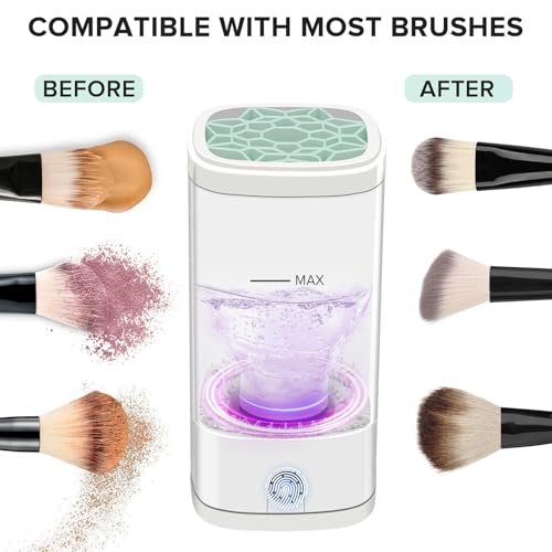 Electric Makeup Brush Cleaner & Dryer - Portable Type-C Tool