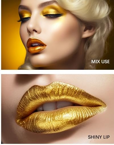 9 Color Glitter Lipstick Palette - Moisturizing Waterproof