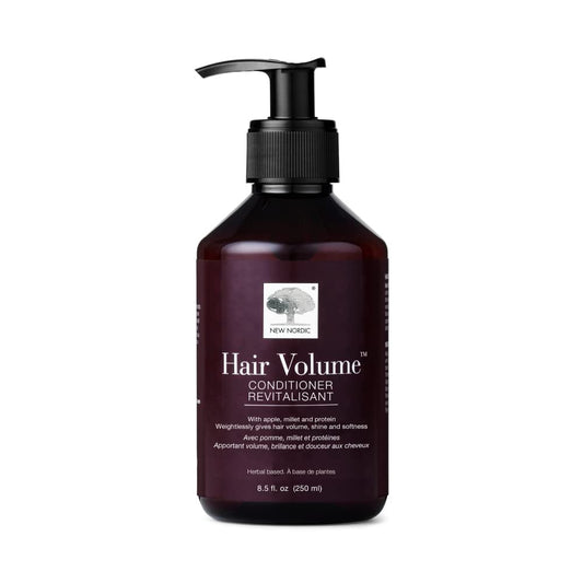 NEW NORDIC Hair Volume Conditioner | A Creamy, Herbal Recipe to Weightlessly Hydrate, Volumize, Soften and Shine | Vegan & Formulated with Clean Ingredients I 8.5 Fl Oz