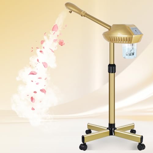 Professional Facial Steamer with Adjustable Height & Ionic Steam