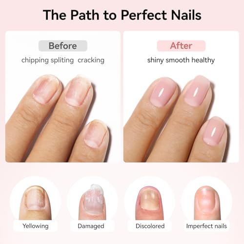 Nailshion 4-in-1 Illuminating Nail Concealer Base Coat & Ridge Filler