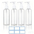 4 Pack 3.4 oz TSA Approved Travel Pump Bottles | Refillable