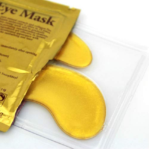 New Crystal 24K Gold Powder Gel Collagen Eye Mask Masks Sheet Patch, Anti Ageing Aging, Remove Bags, Dark Circles & Puffiness, Skincare, Anti Wrinkle, Moisturising, Moisture, Hydrating (80 Pairs)