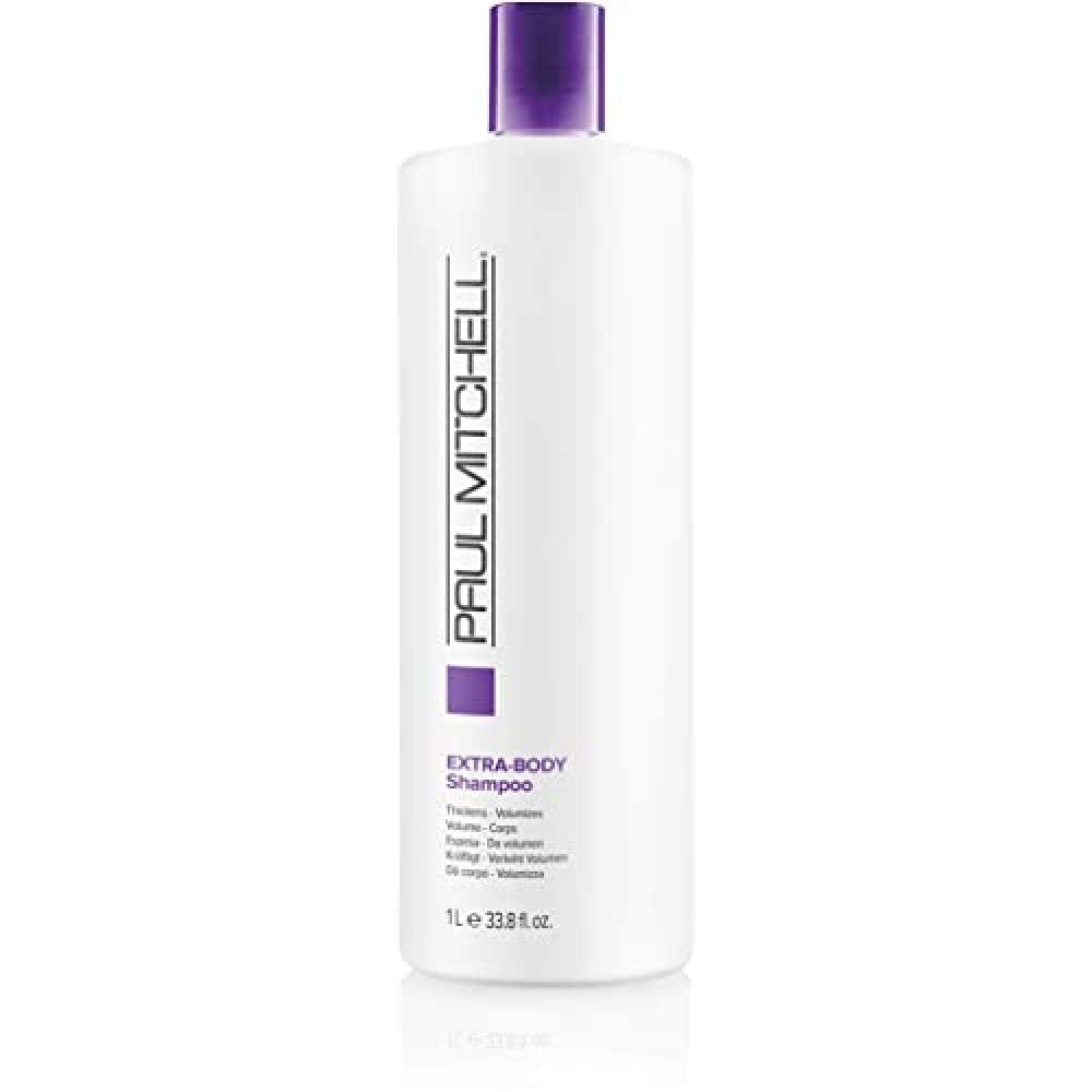 Paul Mitchell Extra-Body Shampoo, Thickens + Volumizes, For Fine Hair, 33.8 fl. oz.