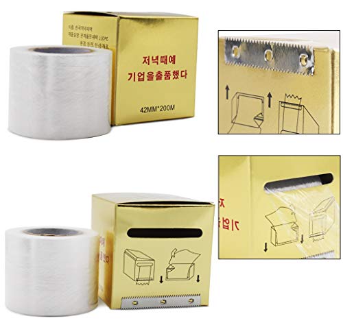 Tattoo Cover Wrap Film - 3 Rolls Disposable Plastic Protective Eyebrow Tape