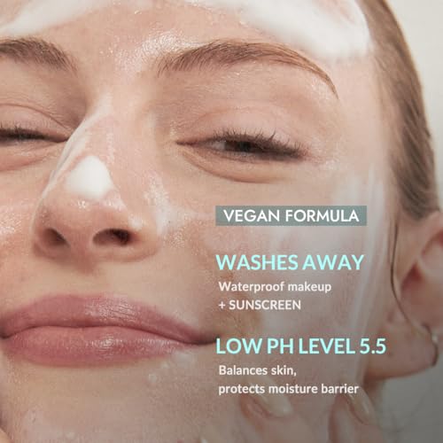 MIZON Cicaluronic Low pH Cleanser with Centella Asiatica Hyaluronic Acid BHA Sebum Care Blemish Care Dead Skin Cell Removal Korean Skincare (120ml/4.05fl oz)