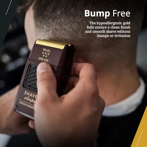 Wahl Professional 5 Star Series Shaver Shaper Replacement Foil, Super Close Shaving, Hypo-Allergenic Gold