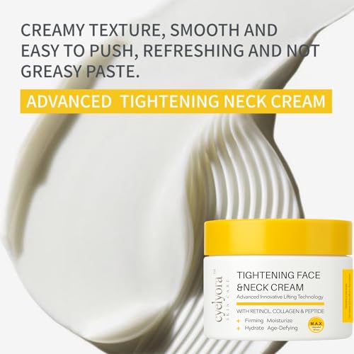 Neck Tightening Cream - Smoothing Cream for Fine Lines, Wrinkles - 100ml | Loose and Crepey Skin - Moisturizer for Neck, Chest & Face (Unscented 1)