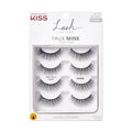 KISS Lash Couture Faux Mink 12mm Lashes - 4 Pairs