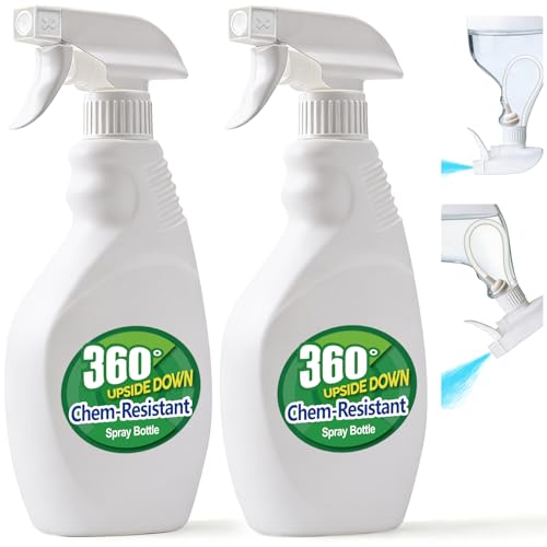T4U Spray Bottles 16 oz 2-Pack Empty Mist Sprayers