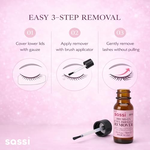 Sassi Brush-On Eyelash Glue Remover 0.5 oz