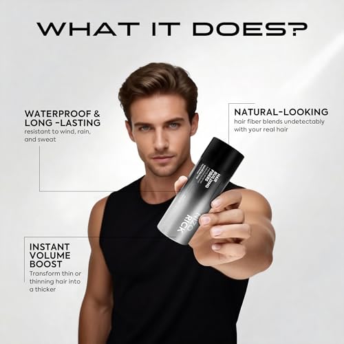 Hair Thickening Fibers Dark Brown - Instant Hair Fullness