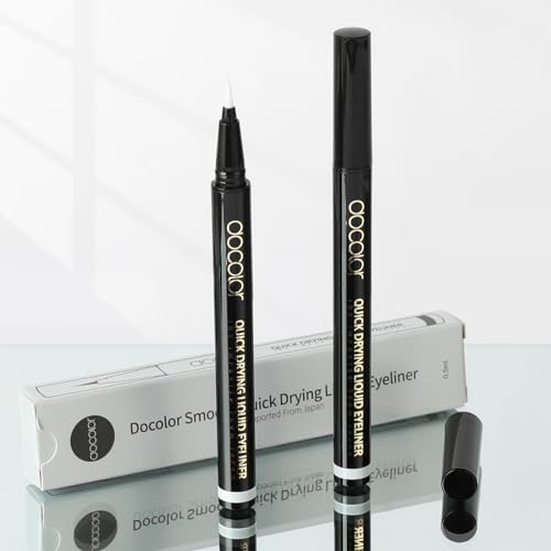 Docolor Waterproof Liquid Eyeliner Pen - Ultra-Fine Tip White